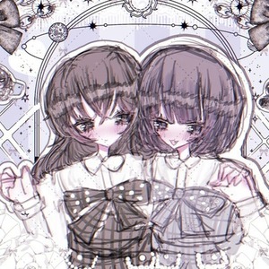 詰め込みイラスト(2人～)