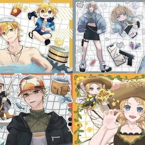 キャラの魅力をぎゅっと詰め込む！詰め込みイラスト・三面図・設定画を制作します！