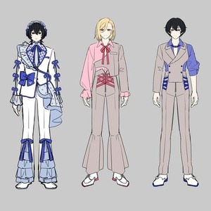 衣装　デザインラフ制作