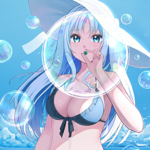 透明感のある一枚絵制作 | 配信・歌ってみた・キービジュアル対応