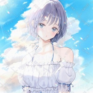 オリジナルキャラクター上半身1枚絵(背景あり)