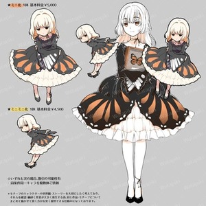 ミニ・ミニミニ・SD・ちび・4～2頭身・デフォルメ キャラ