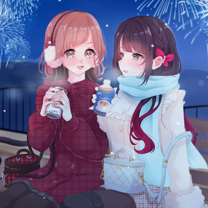 厚塗り風！綺麗可愛い大人っぽイラスト描きます！アイコン、一枚絵、夢絵など