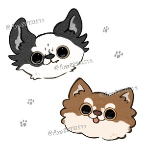 デフォルメしたペットちゃん描きます！