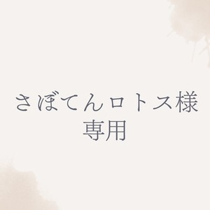 さぼてんロトス様専用