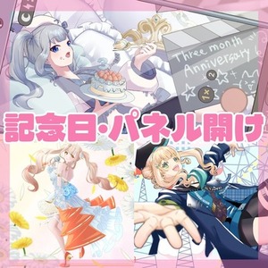 記念日・パネル開けイラスト制作します