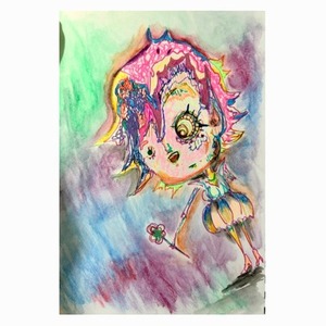 アナログイラスト原画