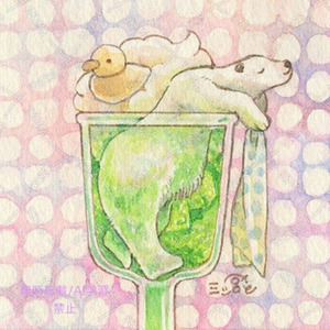 水彩アナログ ミニイラスト【データのみor原画購入 選択式】