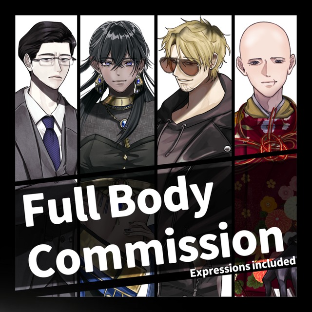 Image of Full-Body Illustration for VTubers/TRPG