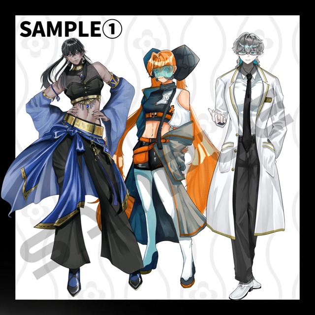 Image 3 of Full-Body Illustration for VTubers/TRPG