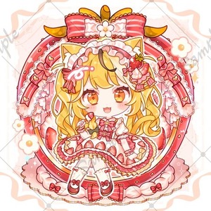 苺ロリータ量産イラスト