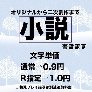 小説書きます