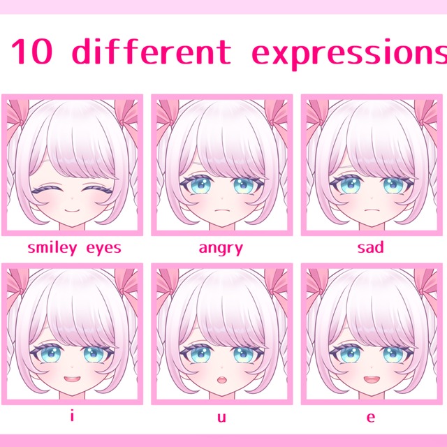 TwinDrillsHairGirl (Layered PSD) 的商品圖片第 2 張