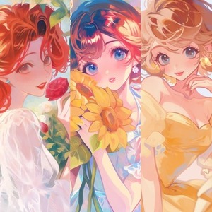 透明感たっぷり儚い雰囲気のイラスト制作いたします。