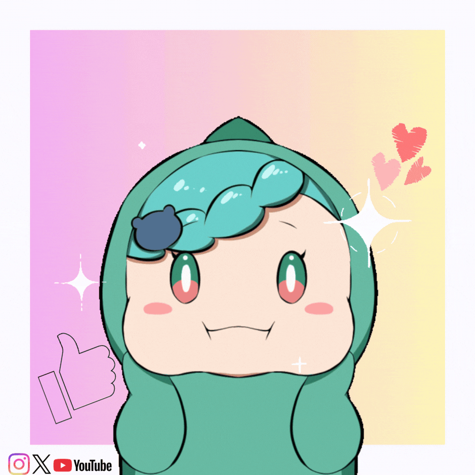 デフォルメキャラのかわいいGIF動画