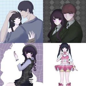 量産&hearts;地雷系夢絵、ペア画