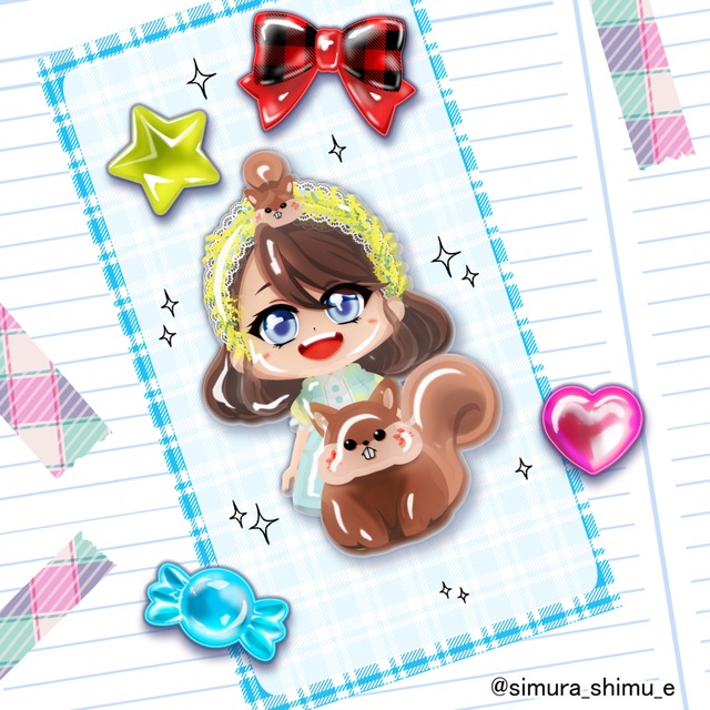 Cute like candy♡I draw chibi characters.の商品画像2枚目