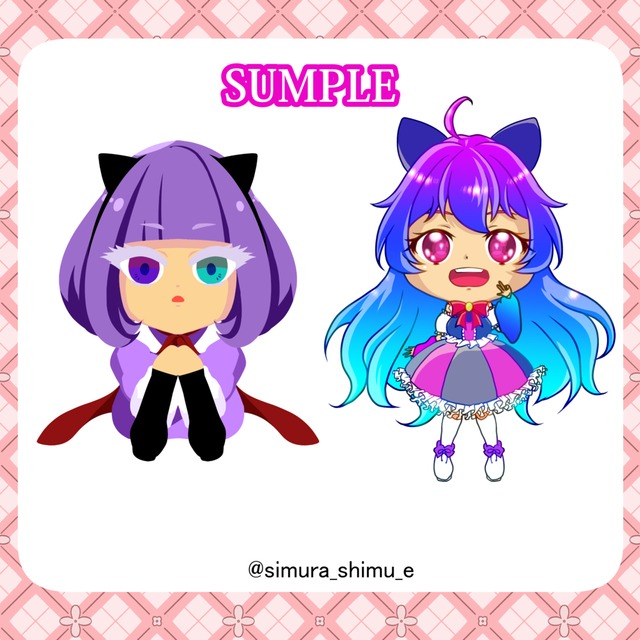 Cute like candy♡I draw chibi characters.の商品画像3枚目