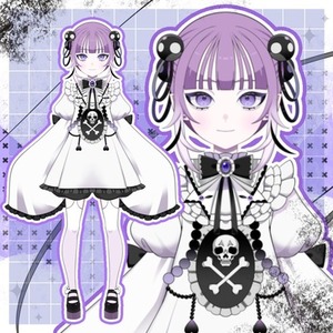 Live2D用パーツ分けイラストの制作【モデリングなし】