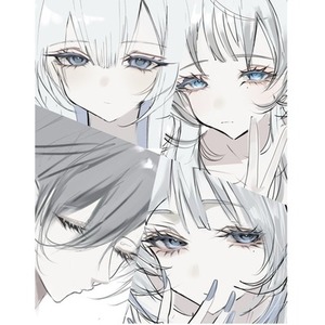 バストアップアイコンイラスト描きます！