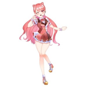 アイドルキャラ全身立ち絵