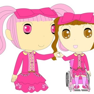 難病児　障がい児　小児がんの女の子の挿絵描きます