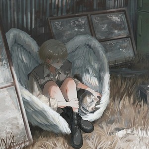 人物＋背景一枚絵