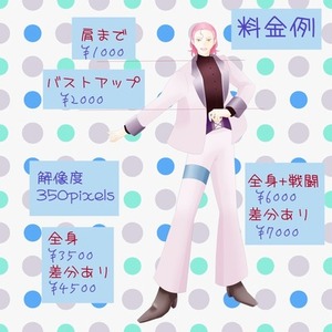 TRPG用立ち絵制作依頼