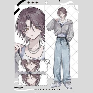 【顔がいい】おしゃれなキャラクター立ち絵制作します