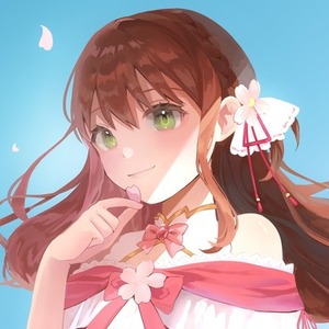 【配信サムネ・鑑賞用】背景付き一枚絵制作いたします