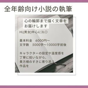 短編小説お書きします