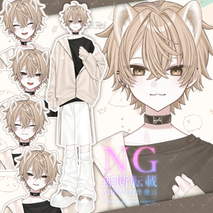 キャラデザからlive2dモデリングまで！Vtuber制作いたします！