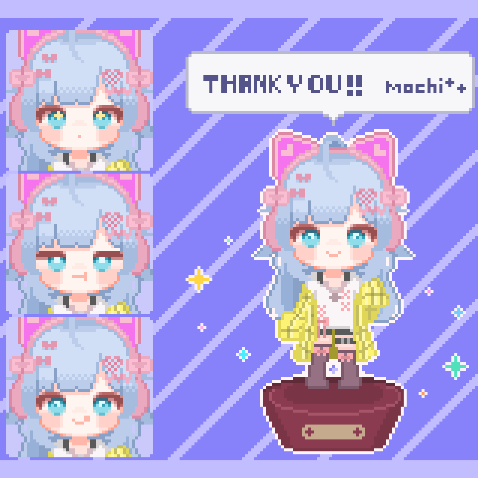 VTuber活動にも！ドット絵ミニキャラ&times;GIF！