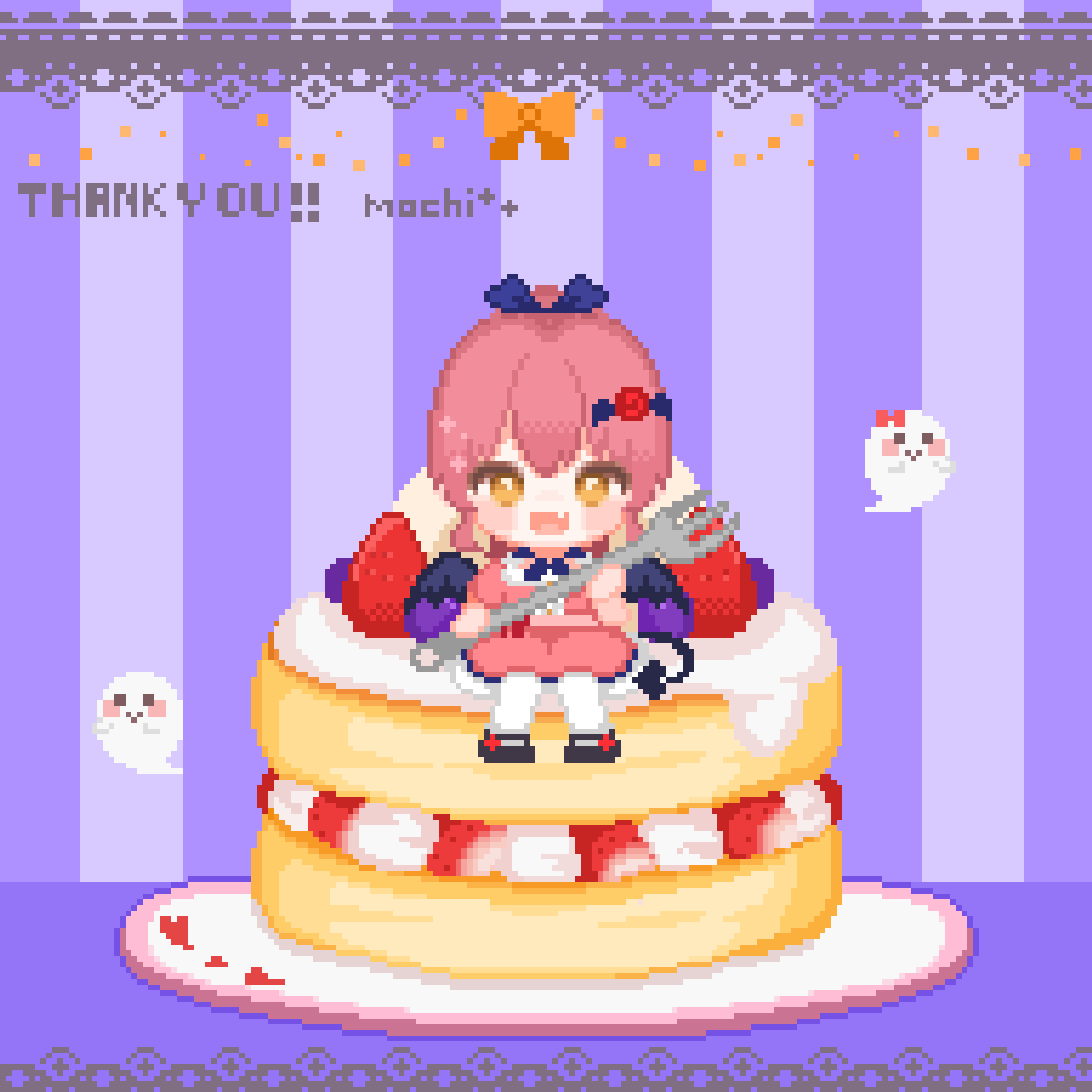 VTuber活動にも！ドット絵ミニキャラ&times;パンケーキ！
