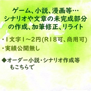 🍈未完成の作品を完成させます