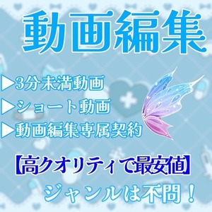 【高クオリティで最安値！】動画編集させていただけませんか？