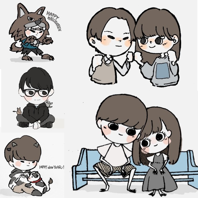 ゆるかわSNSアイコン