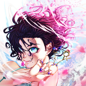 光と動きで魅せる絵柄でお届けします！！動画サムネや一枚絵いかがでしょう。