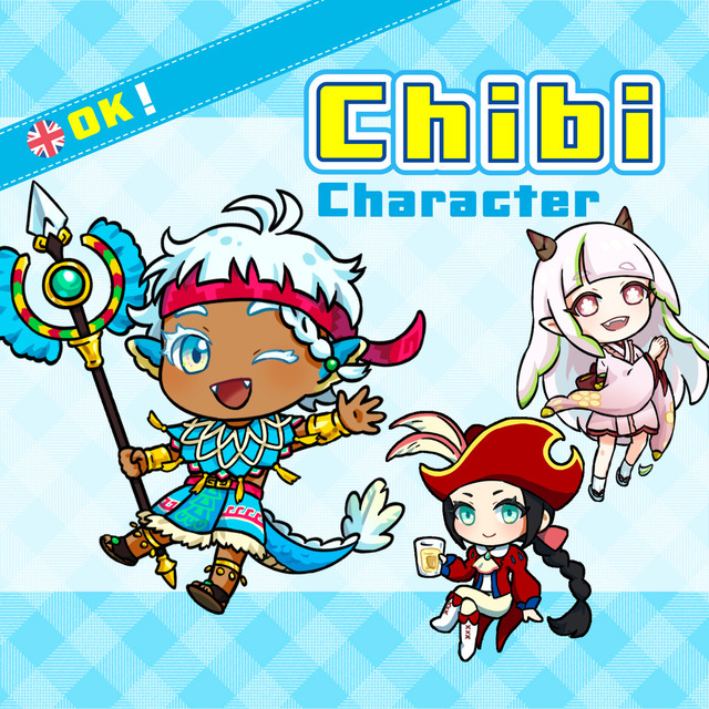 Chibi-character illustrationの商品画像