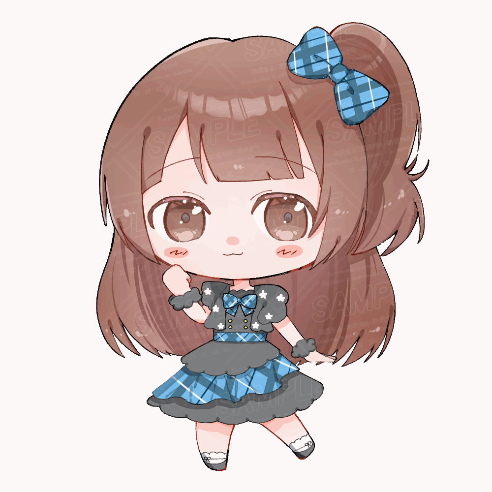 ぴょこぴょこ動くSDキャラ🌸