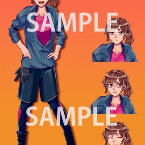 TRPG用の立ち絵を作成します。