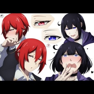 アニメ設定画風キャラクターイラスト