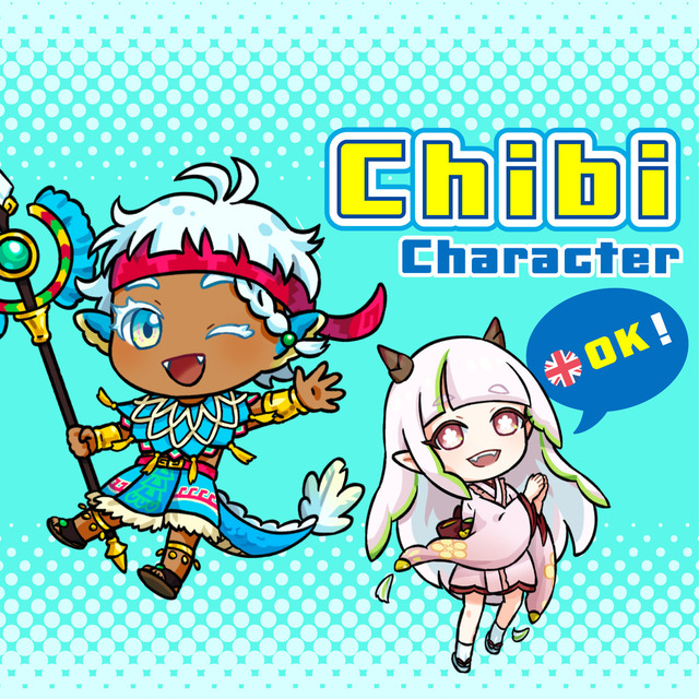 Chibi-character illustrationの商品画像