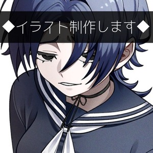 中性的で&times;映えるキャラクターイラスト制作します！