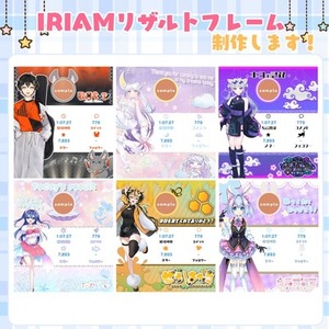 【商用利用込】リザルトフレームの制作