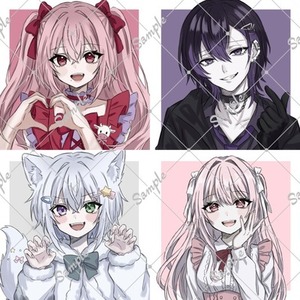 SNSアイコン描きます！落書き風でオシャレに仕上げます！