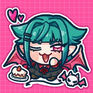 ミニキャラ＋モチーフ数点イラスト制作