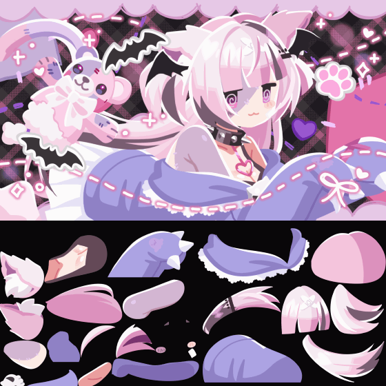 あなたのイラストをループアニメーションにします