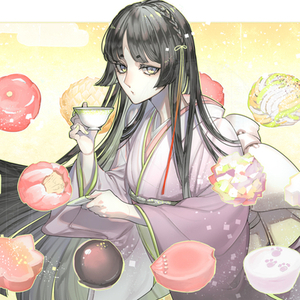 一枚絵イラスト