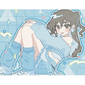 商用OKポップで可愛い女の子のイラスト